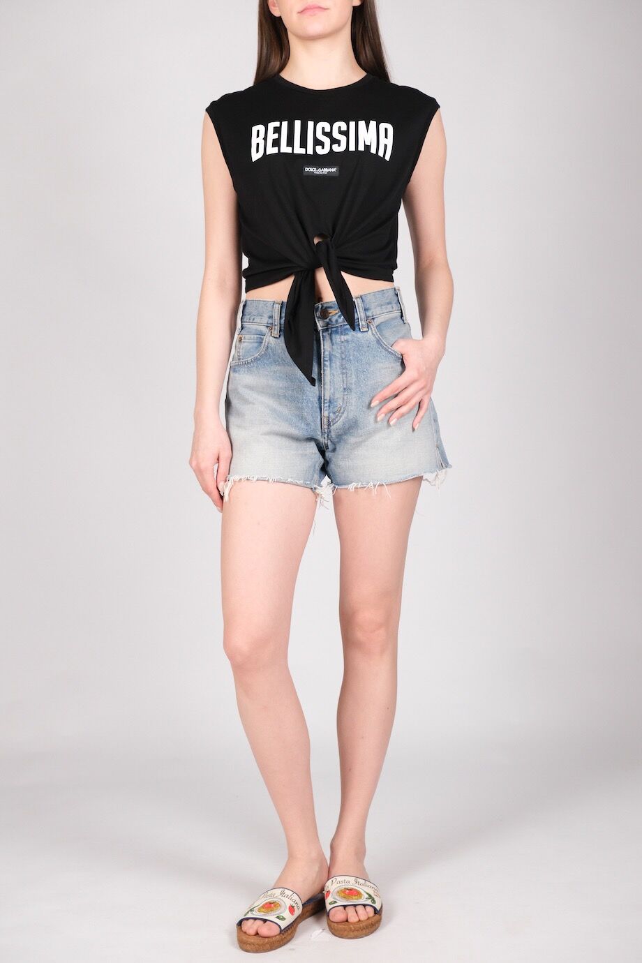 image 1 Джинсовые шорты голубого цвета