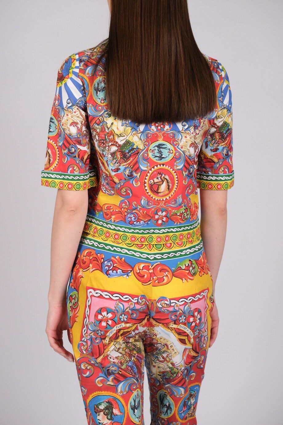 image 7 Брючный костюм с принтом Pupi