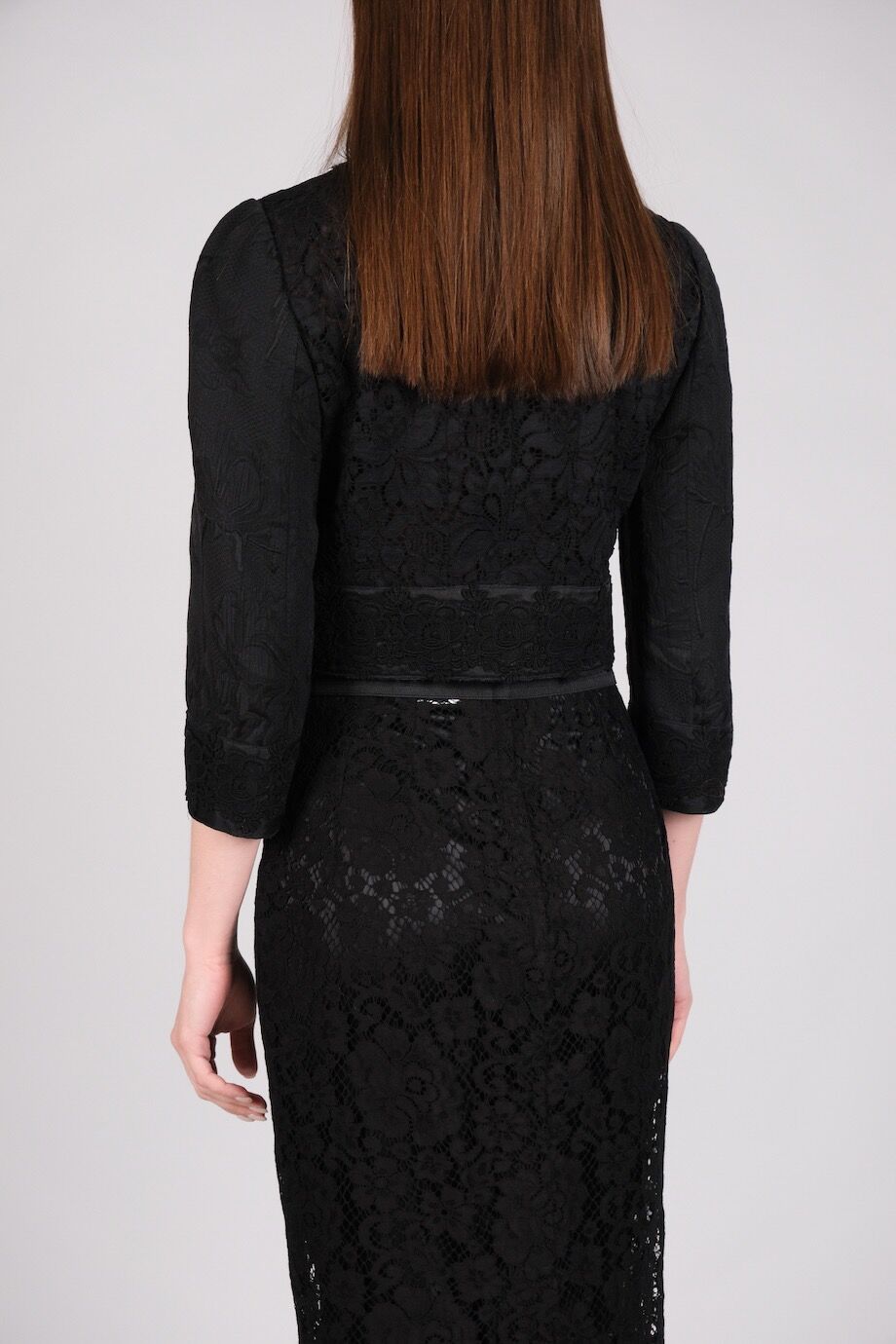 image 5 Укороченный кружевной жакет