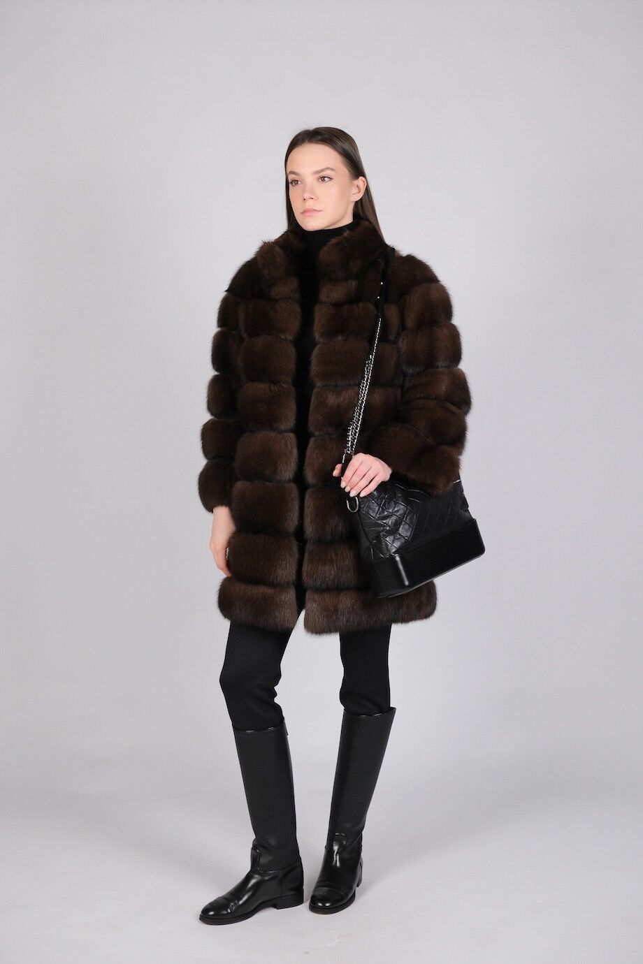 image 1 Шуба из соболя с рукавом 3/4