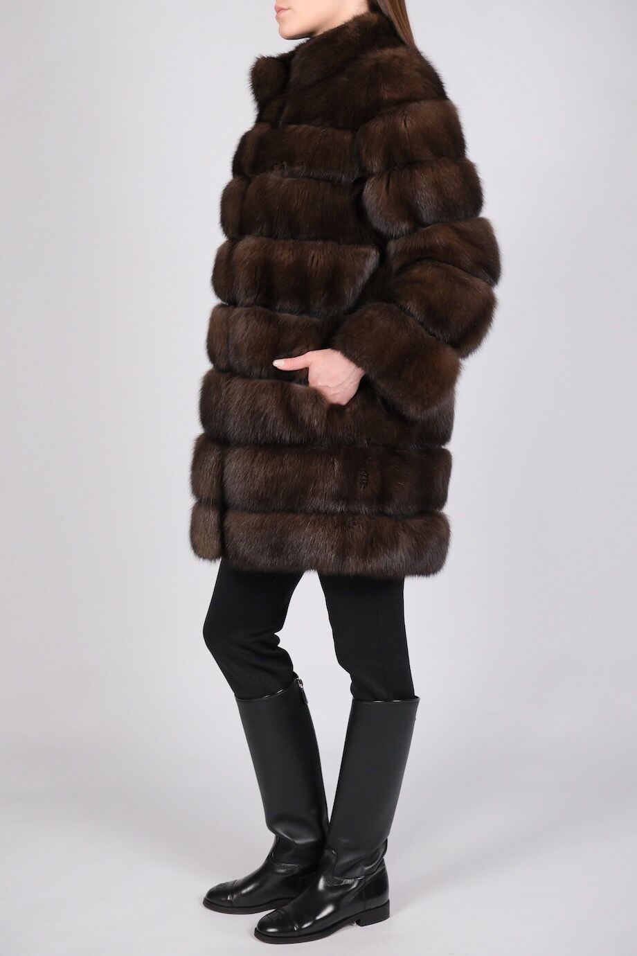 image 3 Шуба из соболя с рукавом 3/4