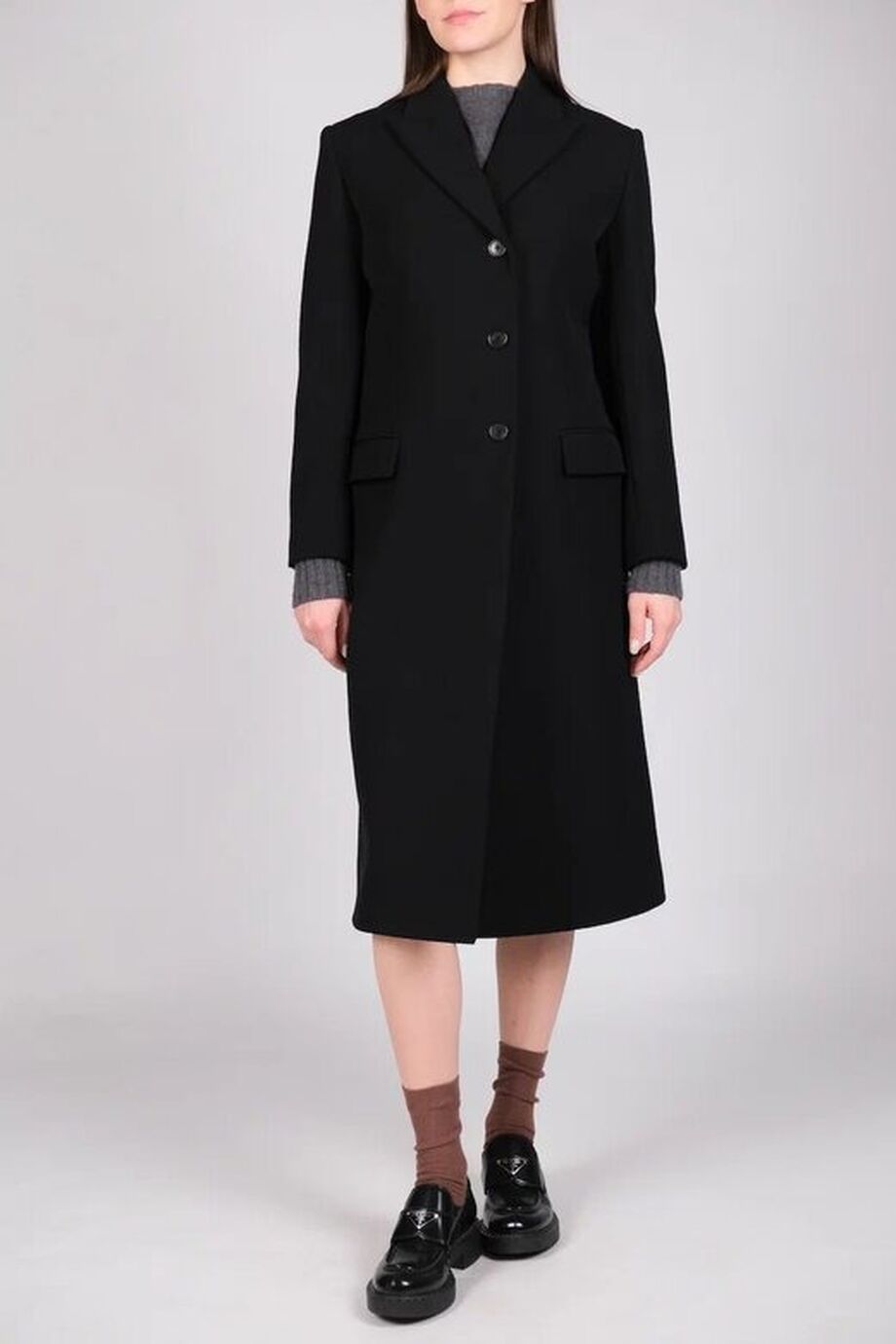 image 2 Пальто чёрного цвета