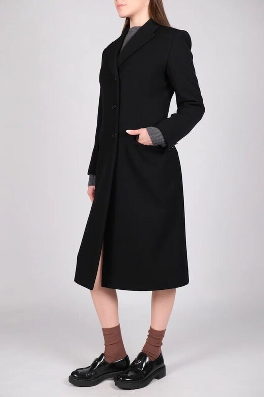 image 3 Пальто чёрного цвета