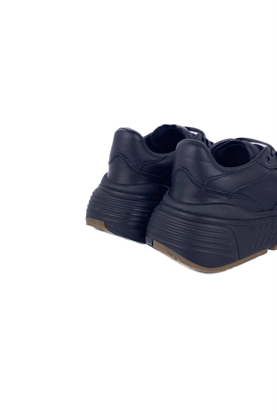 image 4 Кеды чёрного цвета с лого на шнурках