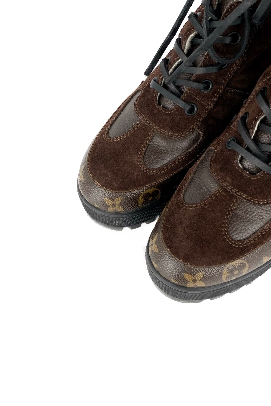 image 5 Ботильоны на меху коричневого цвета