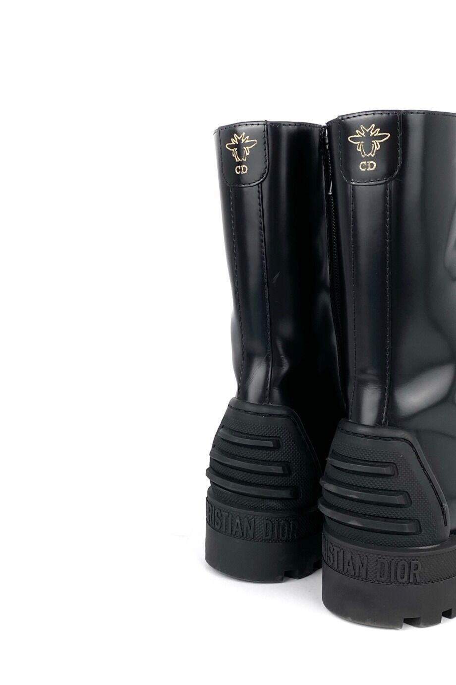 image 4 Высокие ботинки черного цвета на шнуровке