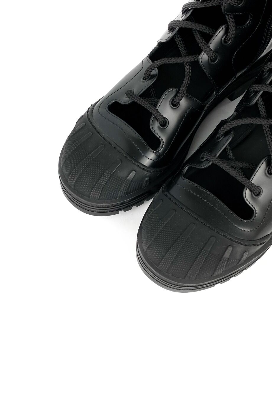 image 3 Высокие ботинки черного цвета на шнуровке