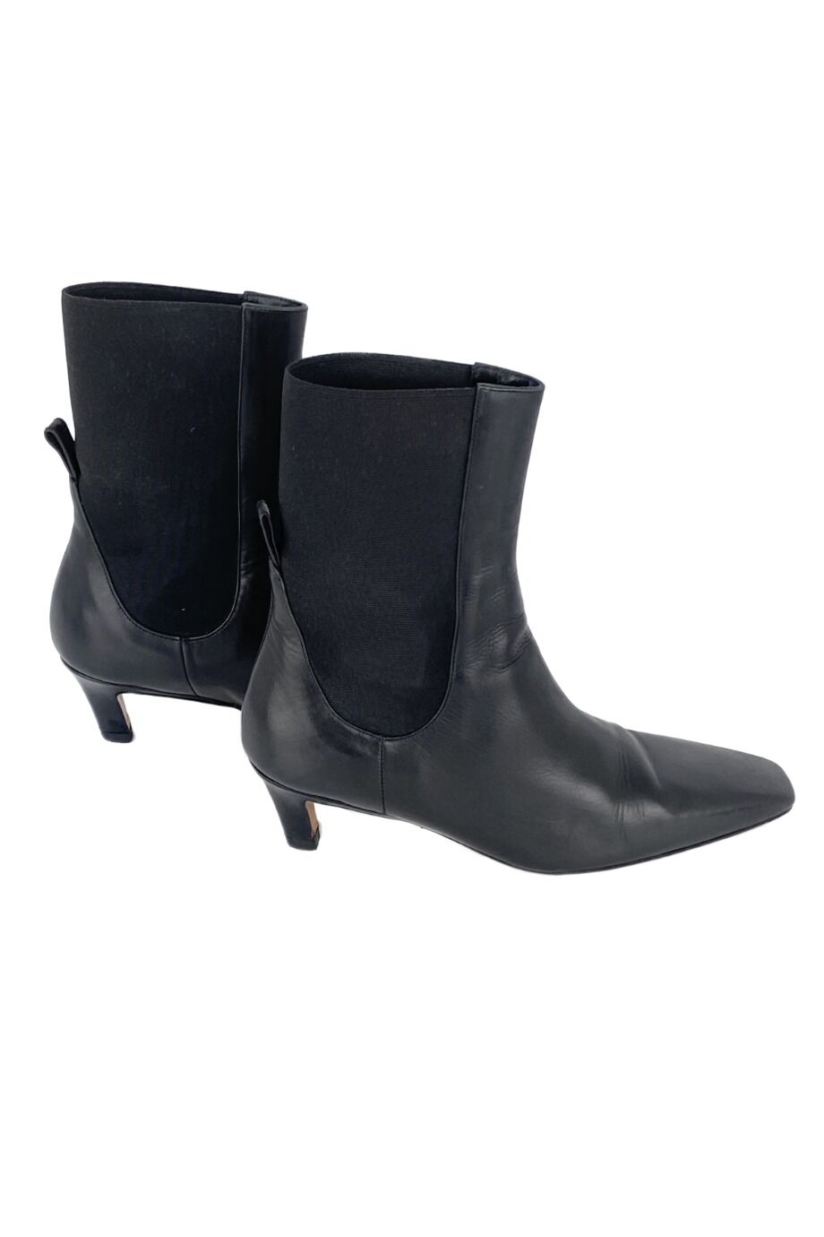 image 5 Ботильоны черного цвета на невысоком каблуке