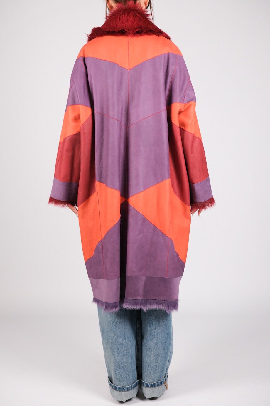 image 7 Шуба двустронняя разноцветная