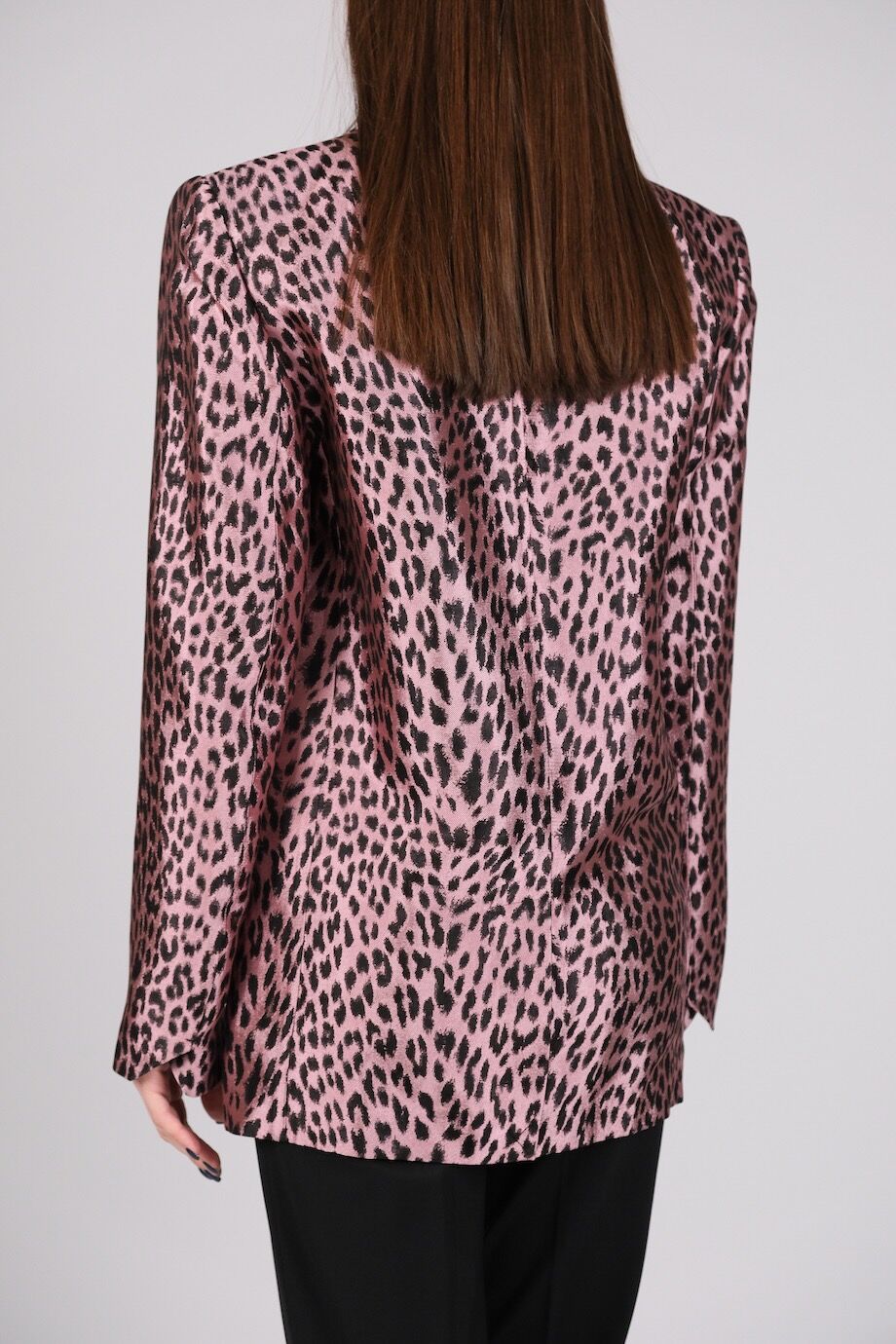 image 4 Жакет розового цвета с леопардовым принтом