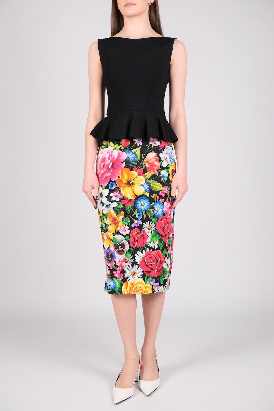 image 1 Юбка с ярким цветочным принтом