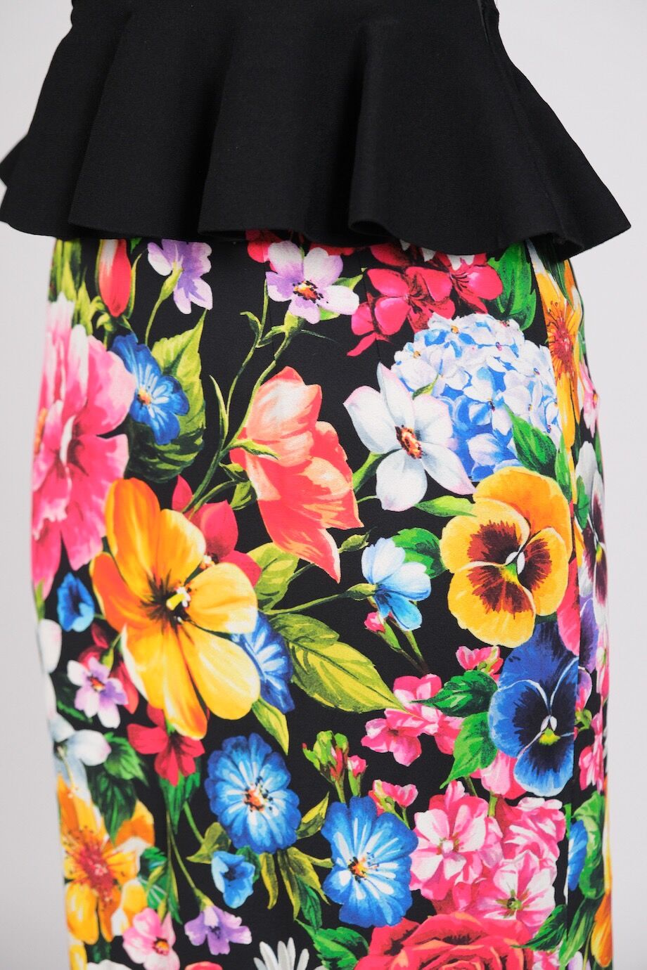 image 5 Юбка с ярким цветочным принтом
