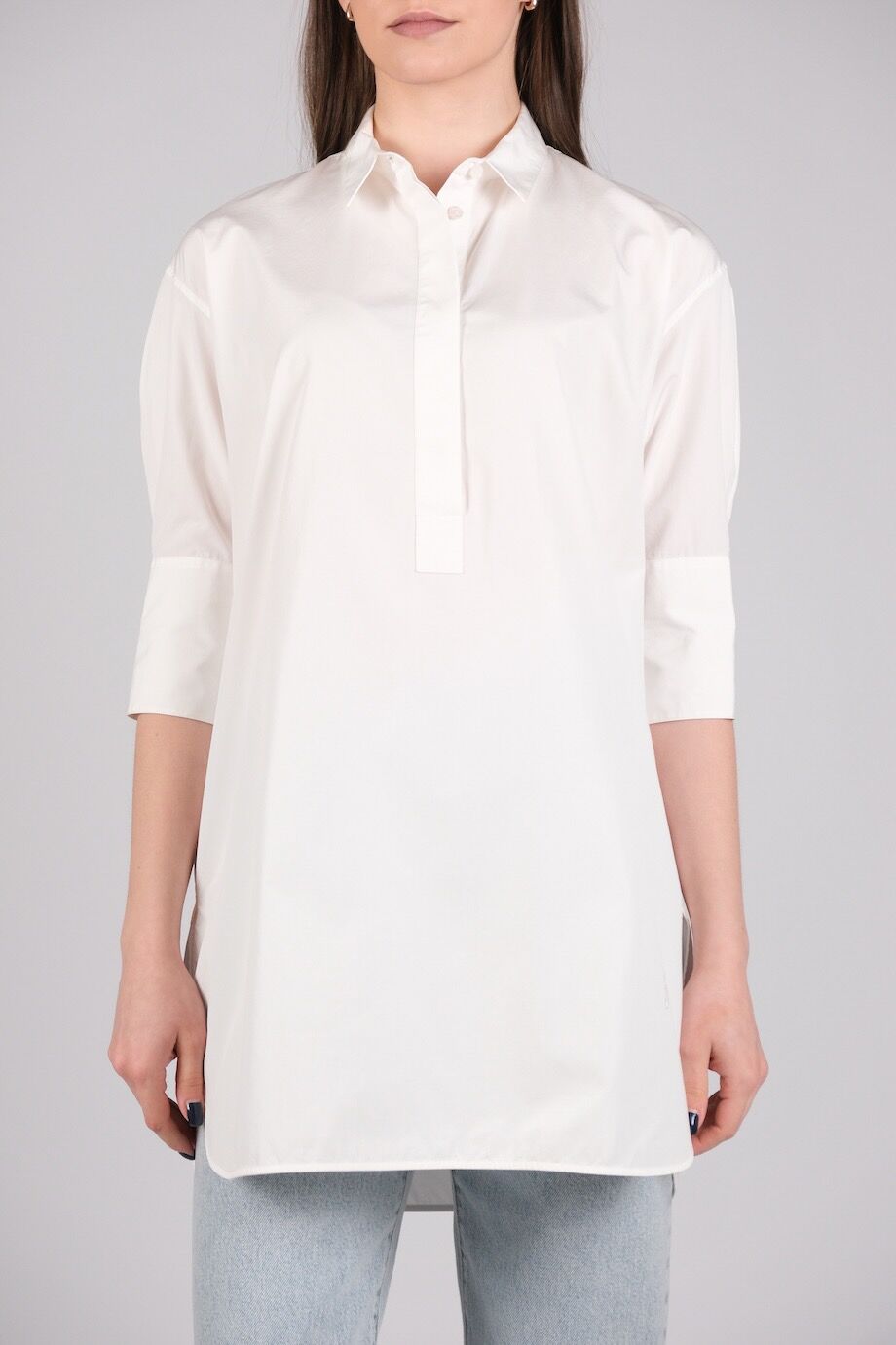 image 1 Рубашка белого цвета с короткими рукавами