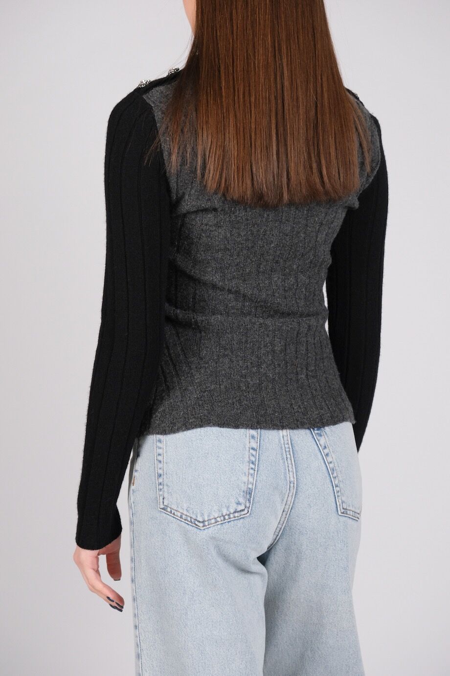 image 3 Джемпер черного цвета с декором