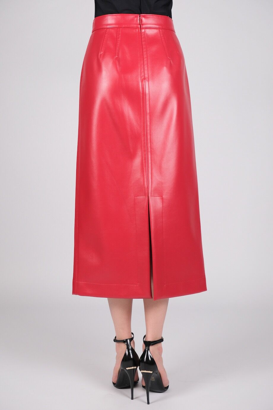image 5 Юбка красного цвета