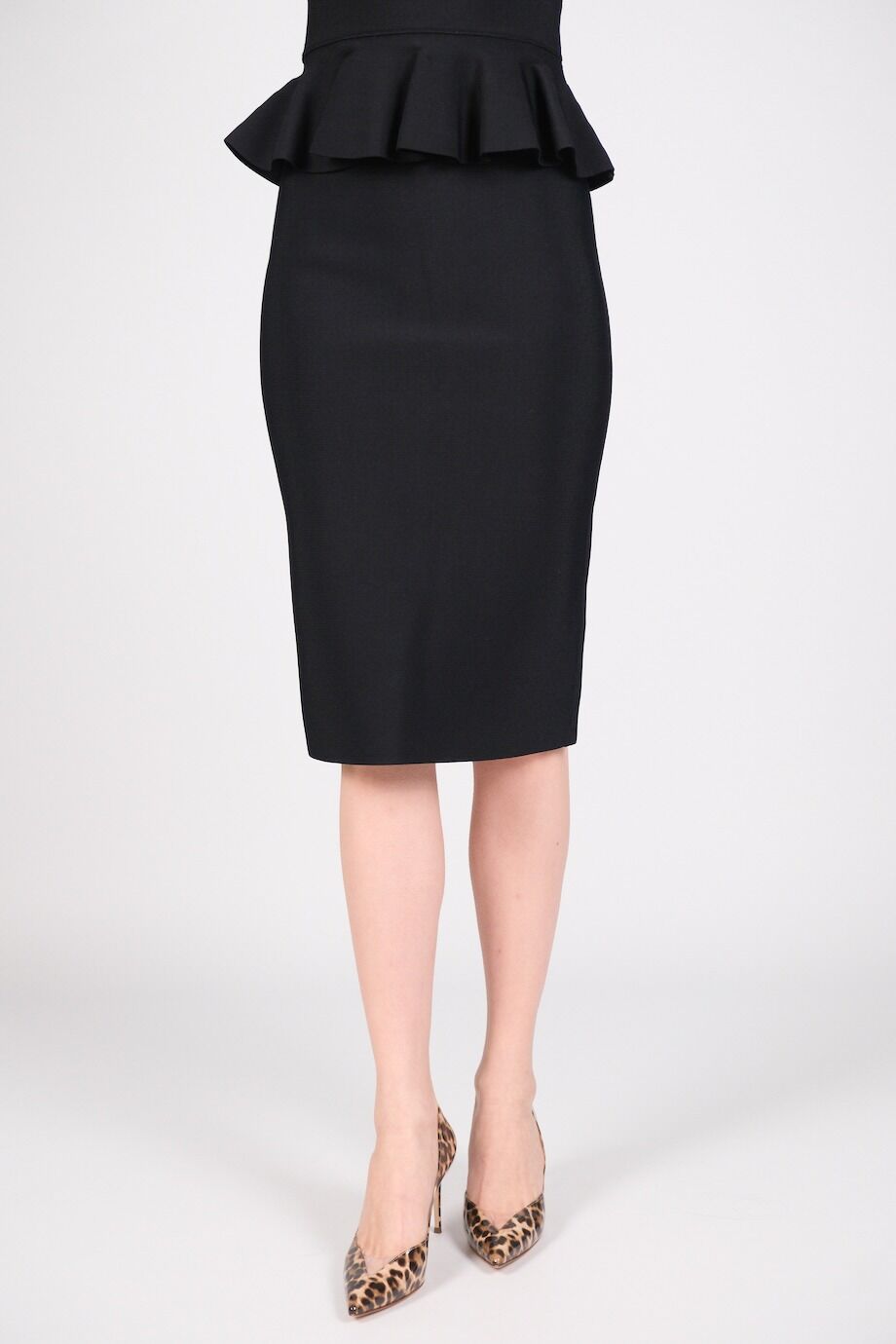 image 2 Бандажная юбка с золотой молнией