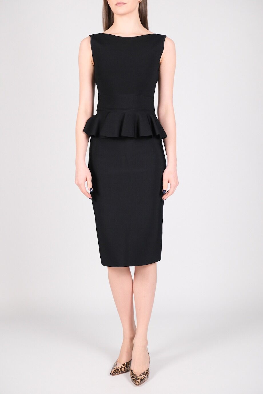 image 1 Бандажная юбка с золотой молнией