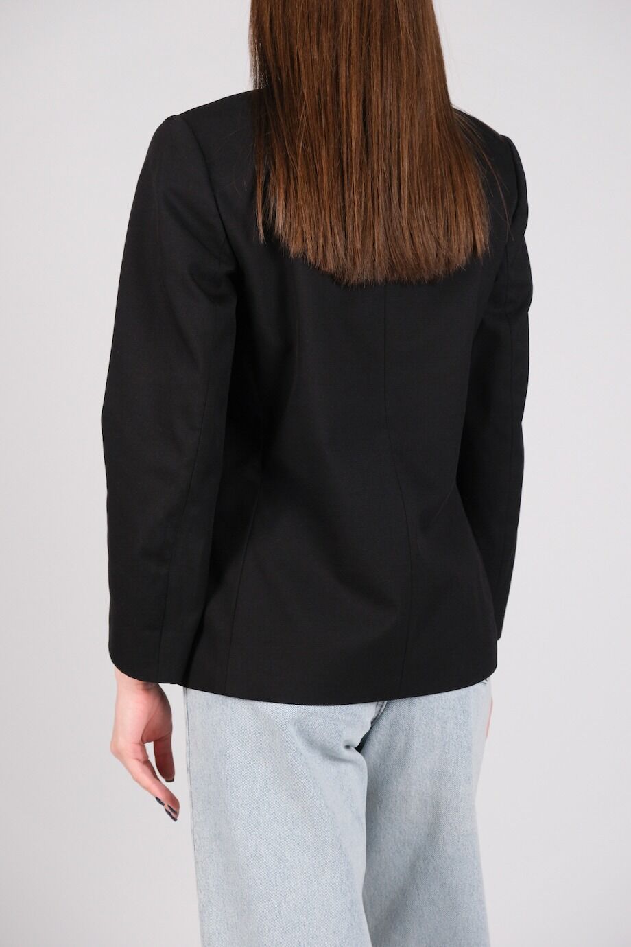 image 3 Двубортный жакет чёрного цвета