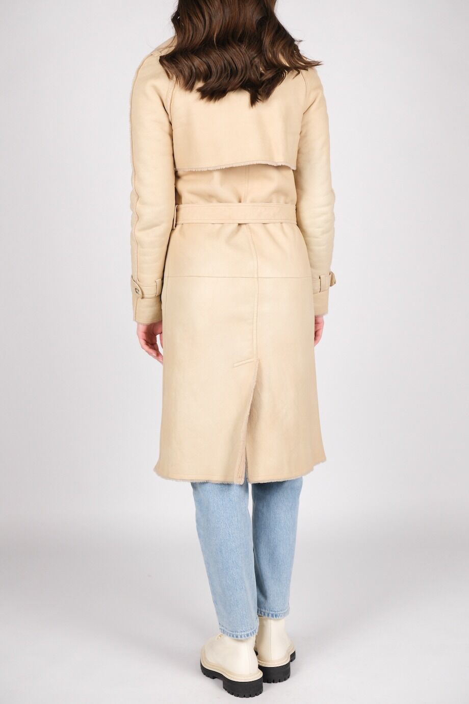 image 3 Дубленка молочного цвета