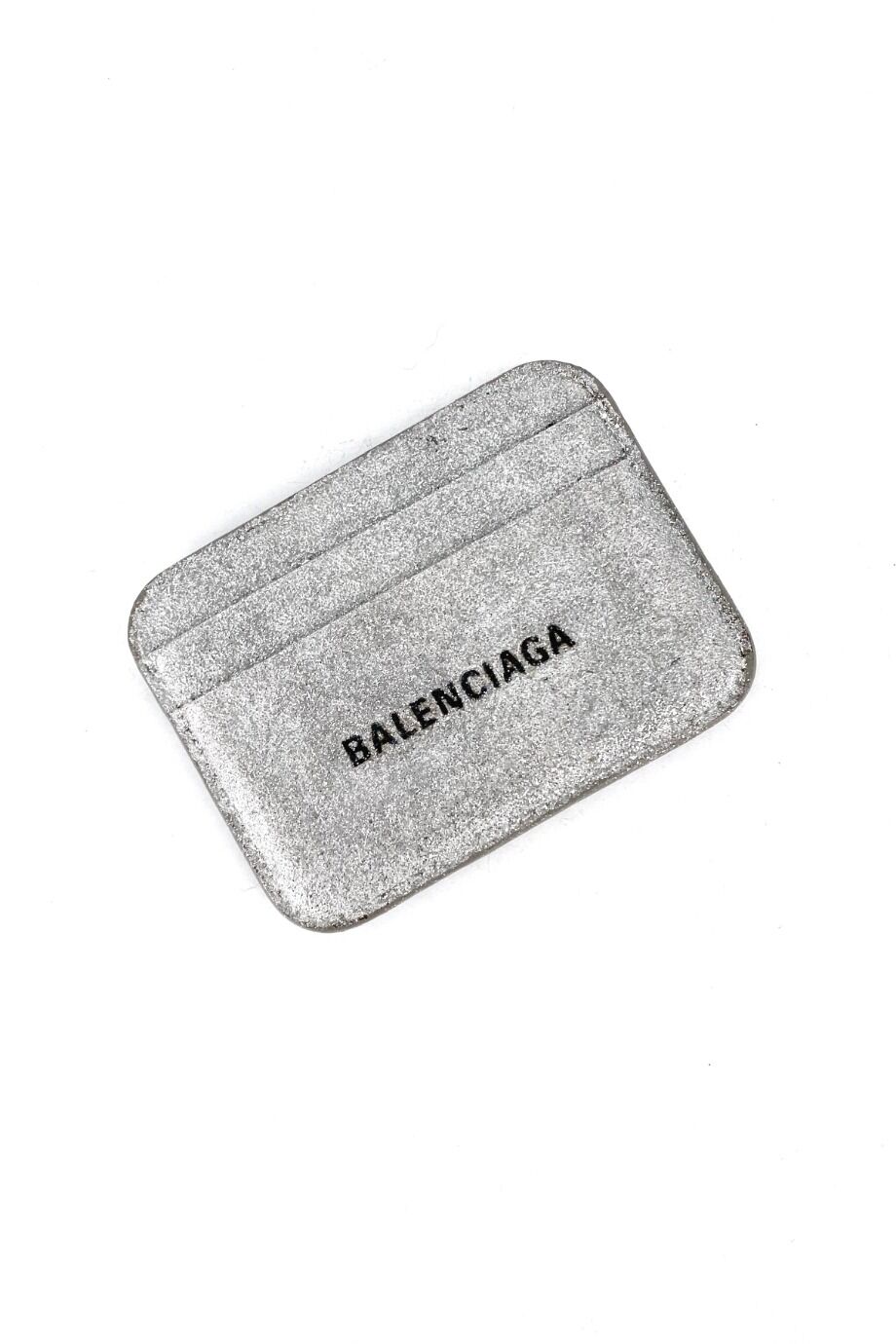 image 1 Картхолдер серебристого цвета с глиттером