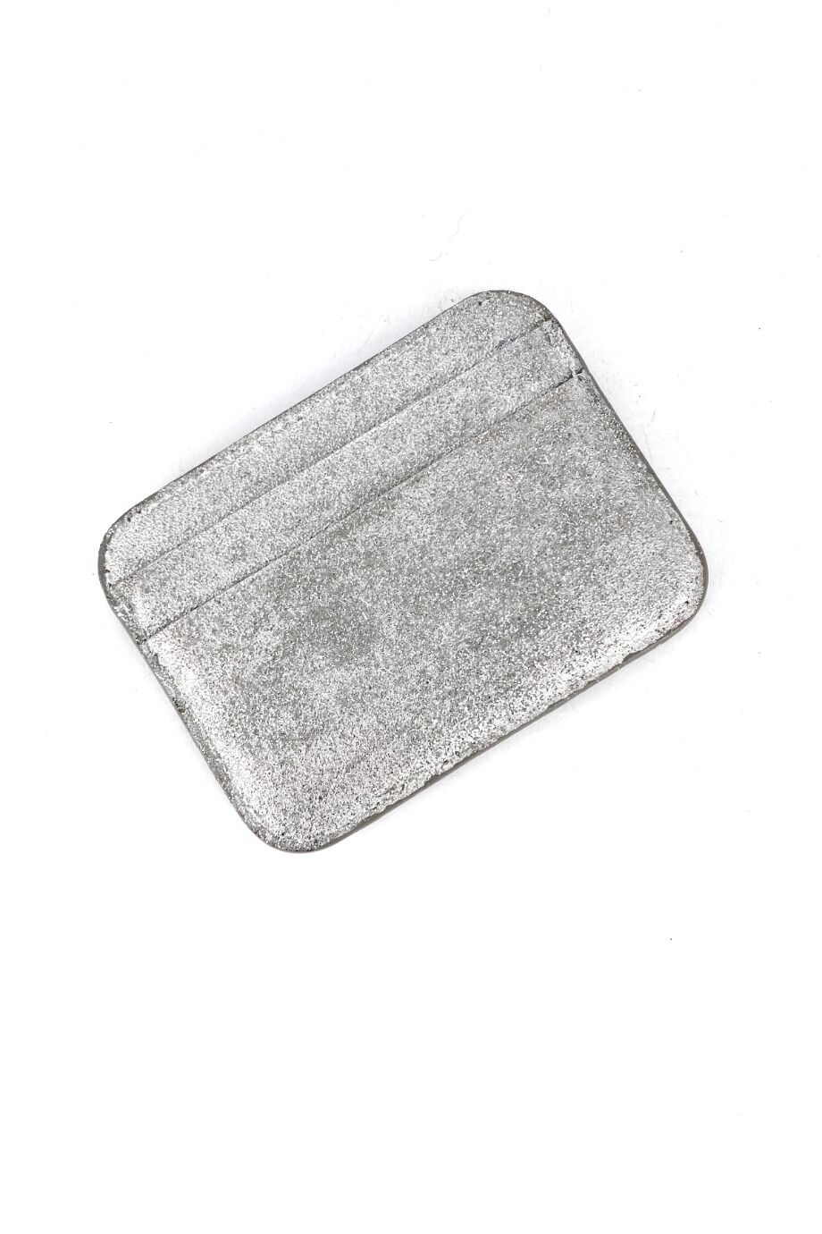 image 4 Картхолдер серебристого цвета с глиттером
