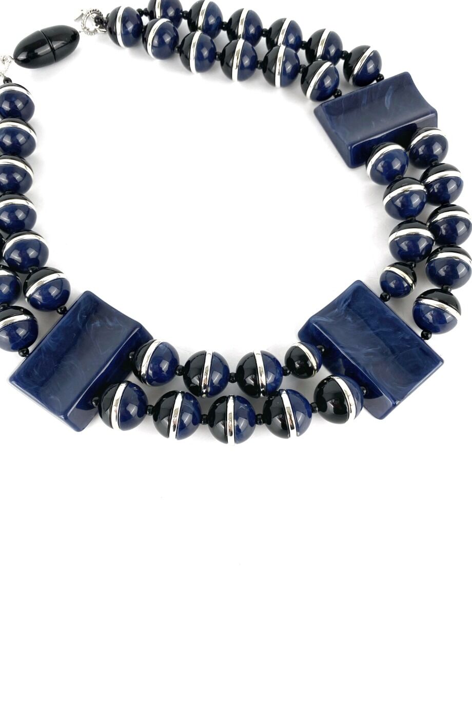 image 2 Ожерелье из бусин синего цвета