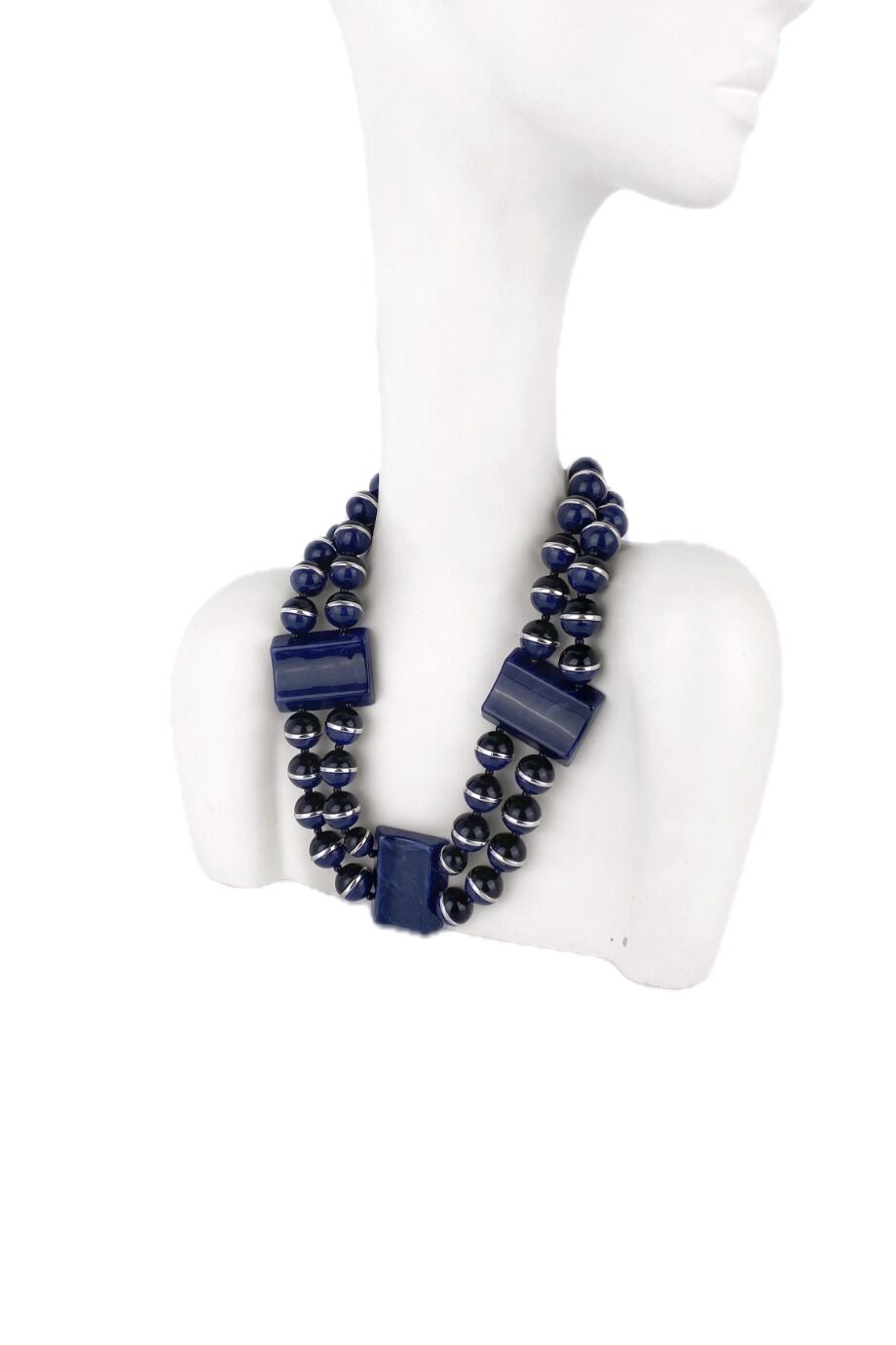 image 3 Ожерелье из бусин синего цвета