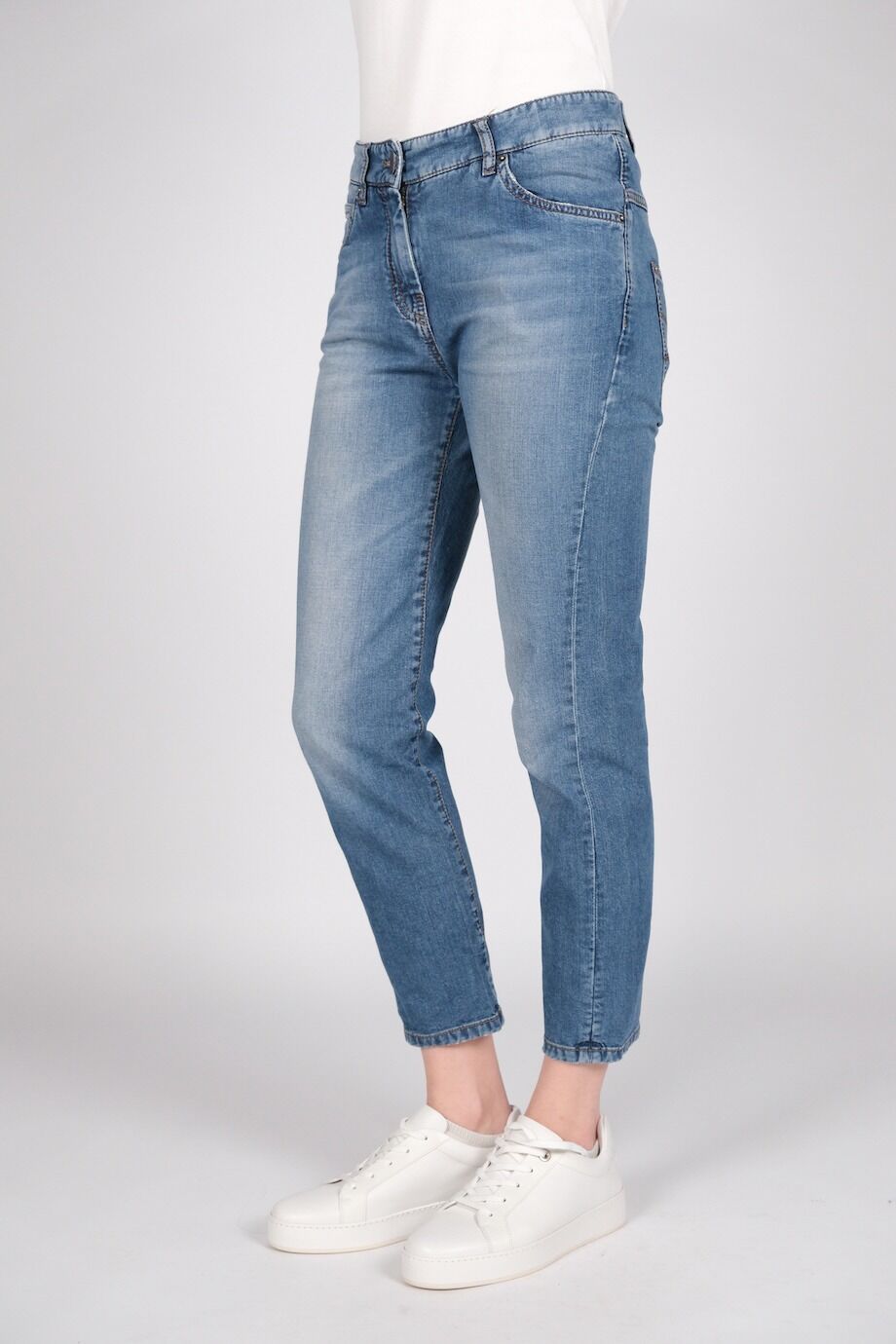 image 3 Джинсы синего цвета на средней посадке