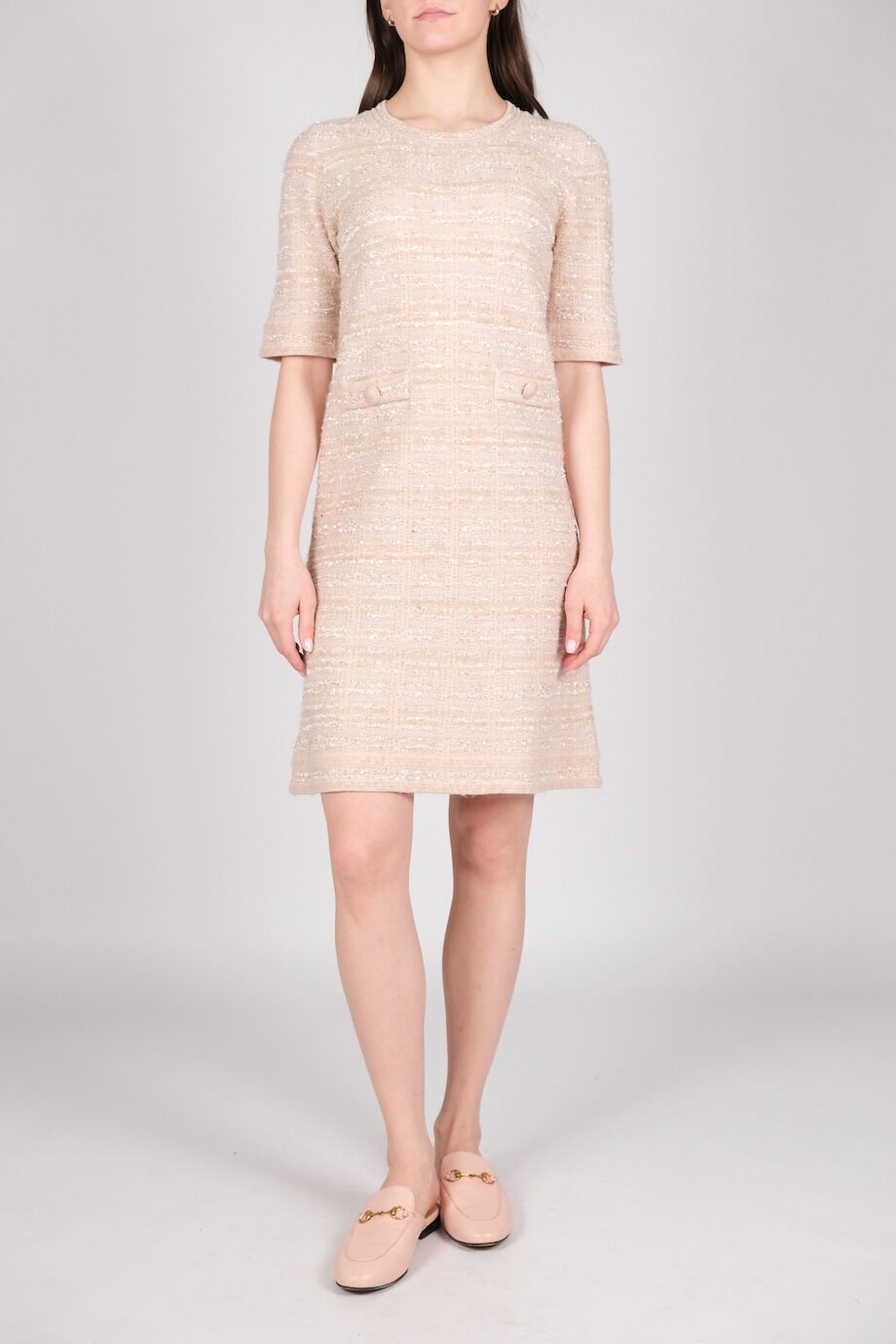 image 1 Платье розового цвета с декором из пайеток