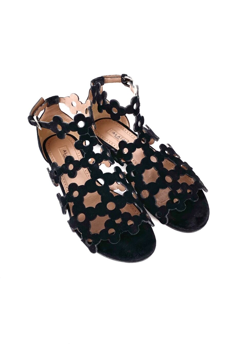 image 1 Сандалии черного цвета с перфорацией