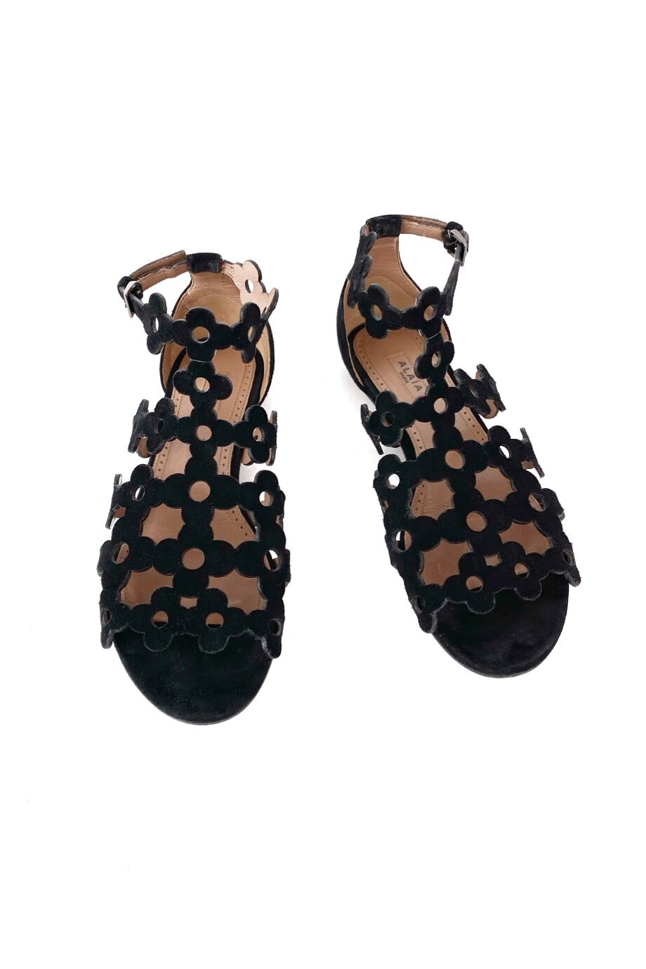 image 2 Сандалии черного цвета с перфорацией