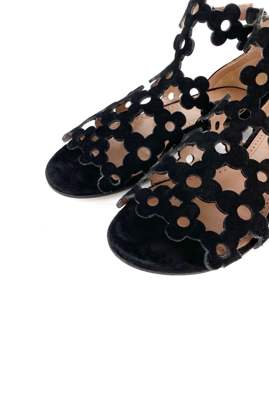 image 3 Сандалии черного цвета с перфорацией