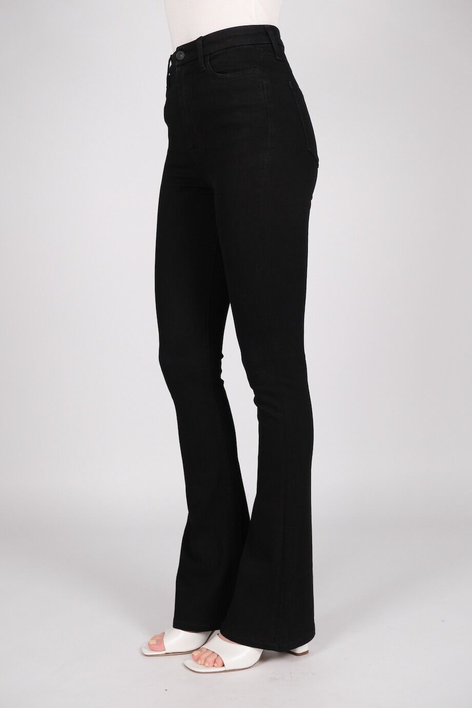 image 3 Джинсы расклешенные чёрного цвета