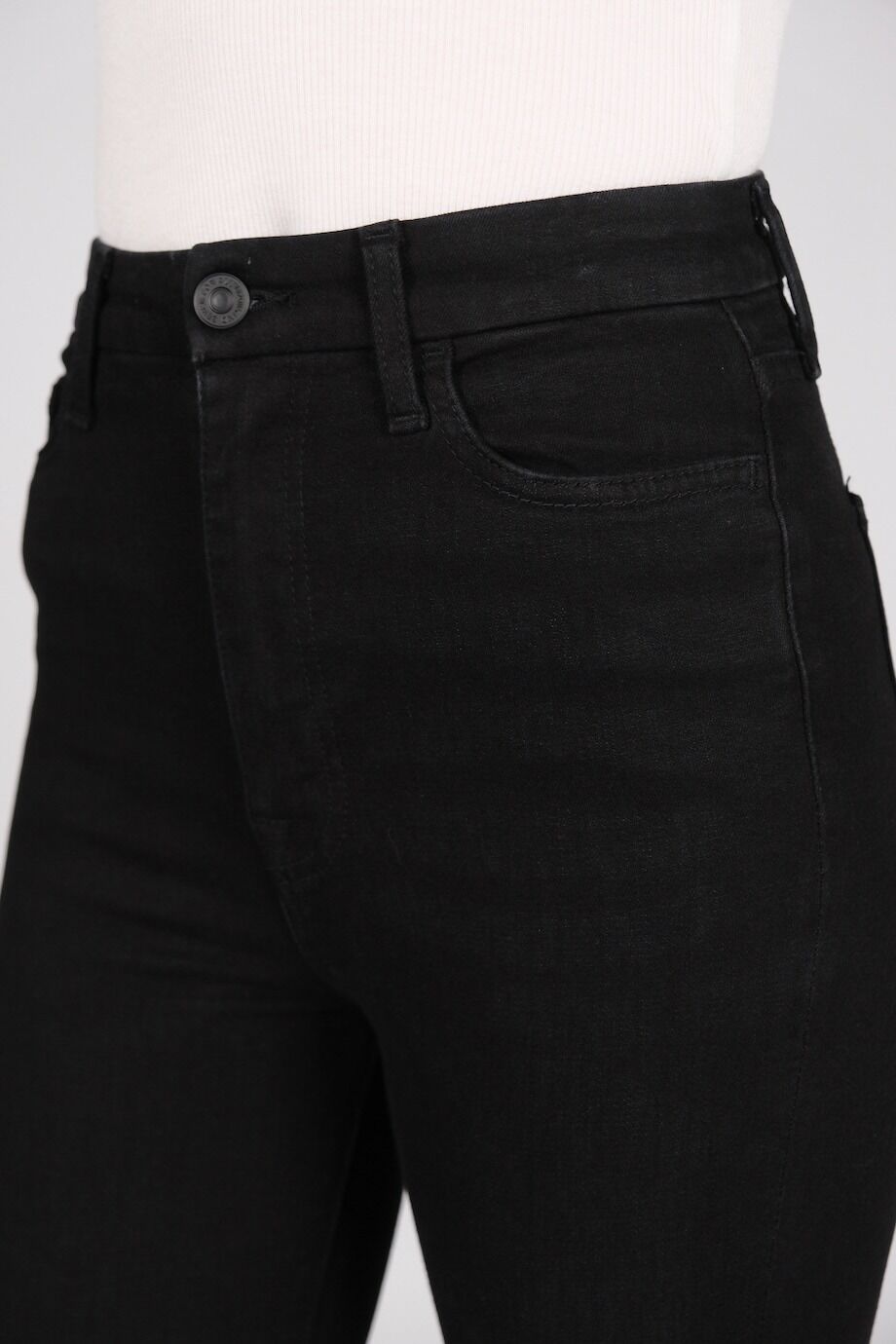 image 5 Джинсы расклешенные чёрного цвета