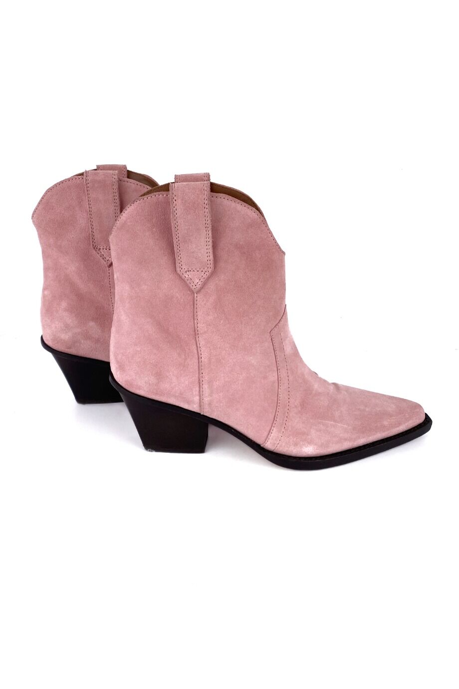 image 5 Казаки розового цвета из замши