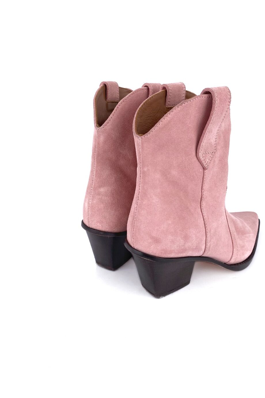 image 4 Казаки розового цвета из замши