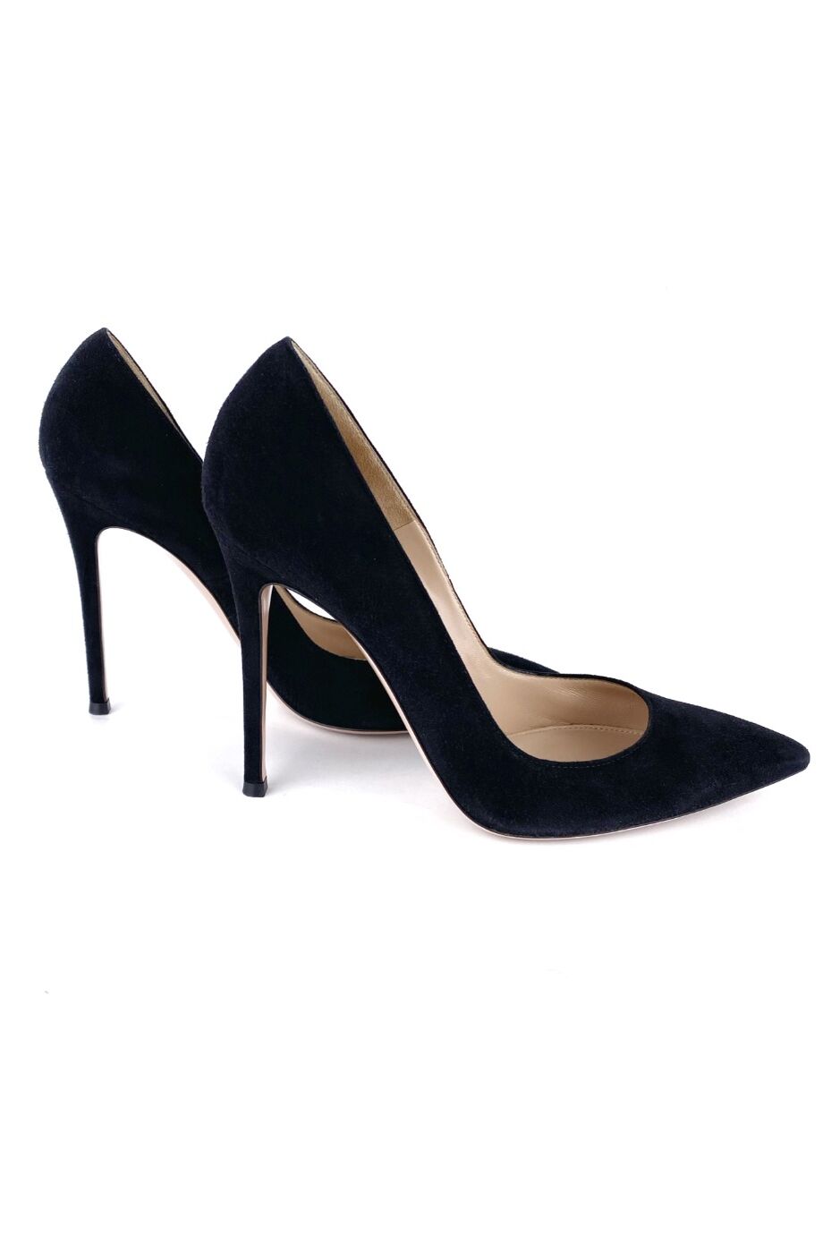 image 5 Замшевые лодочки черного цвета