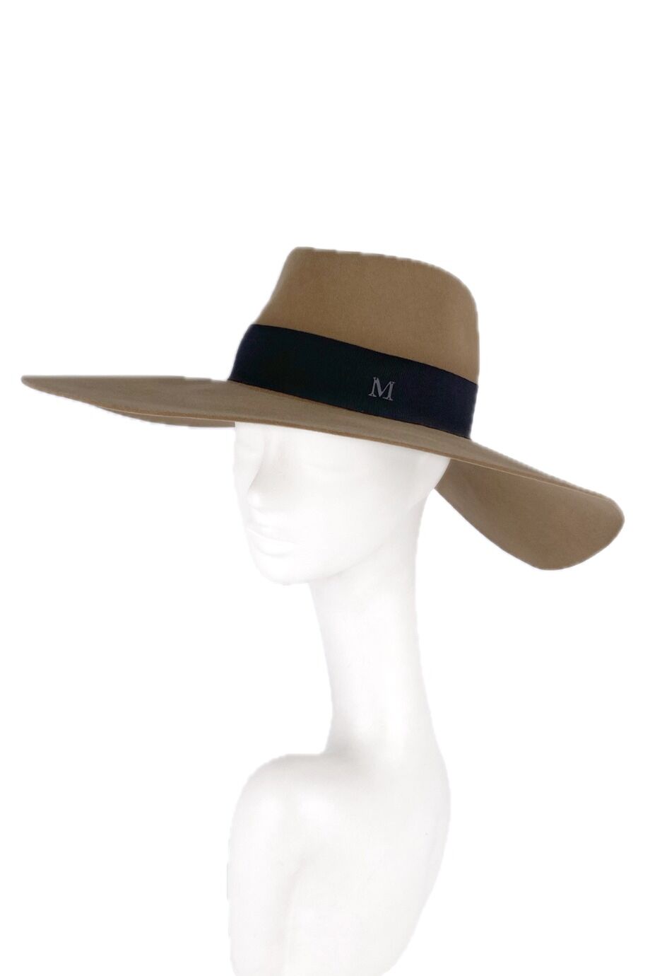 image 2 Шляпа с широкими полями бежевого цвета