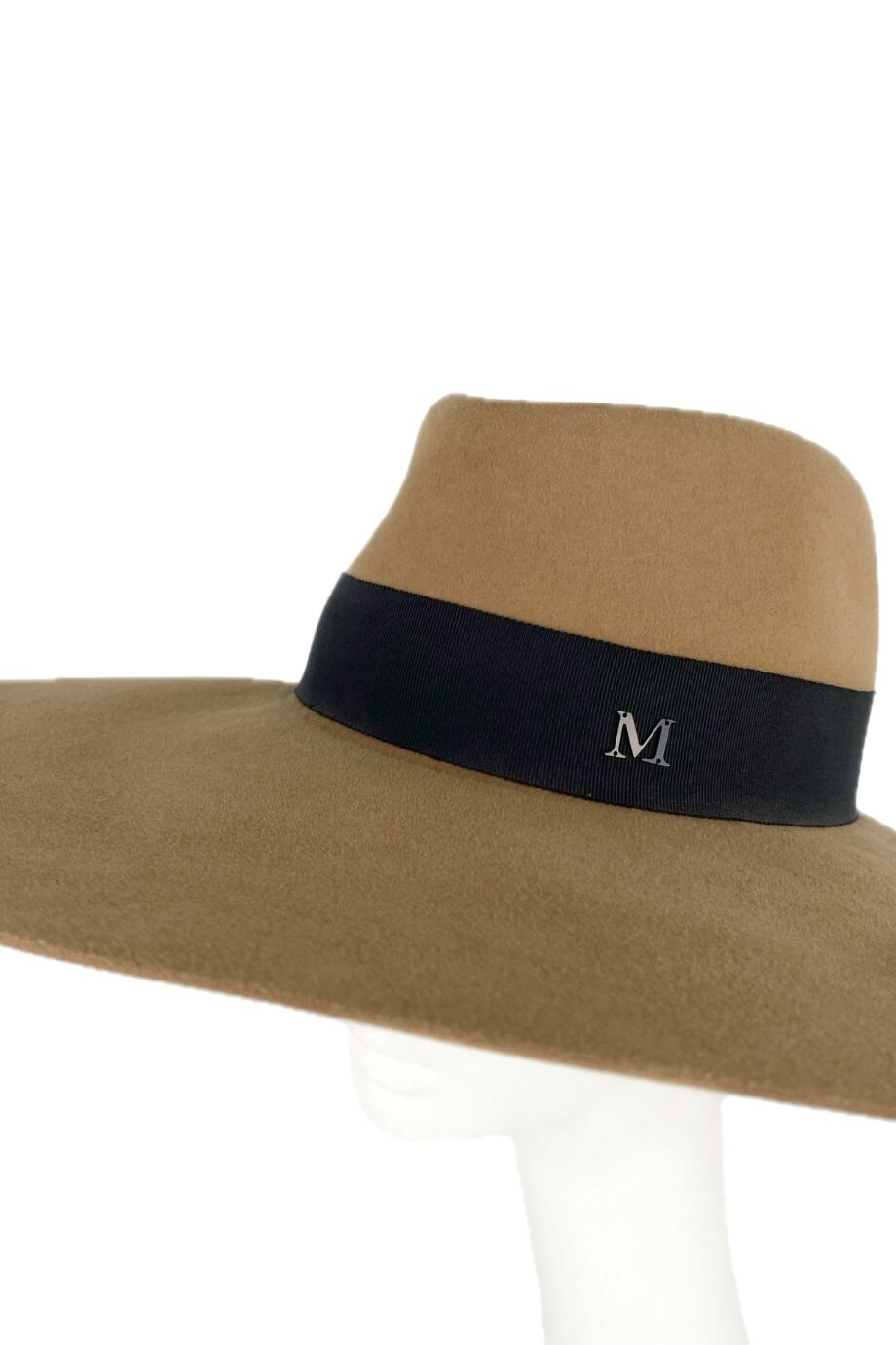 image 3 Шляпа с широкими полями бежевого цвета