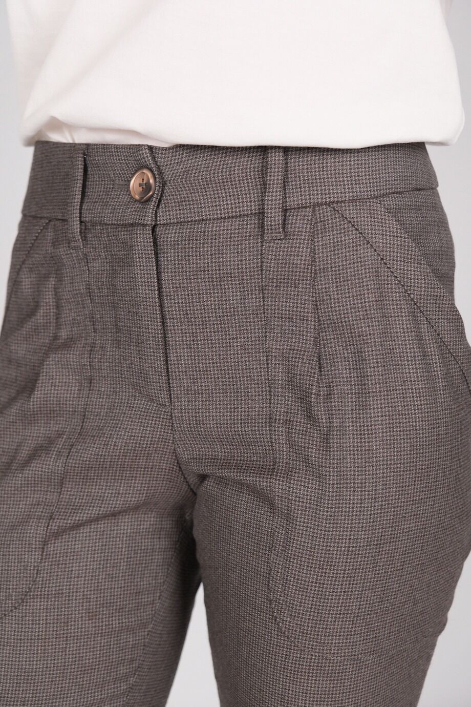 image 6 Брюки коричневого цвета