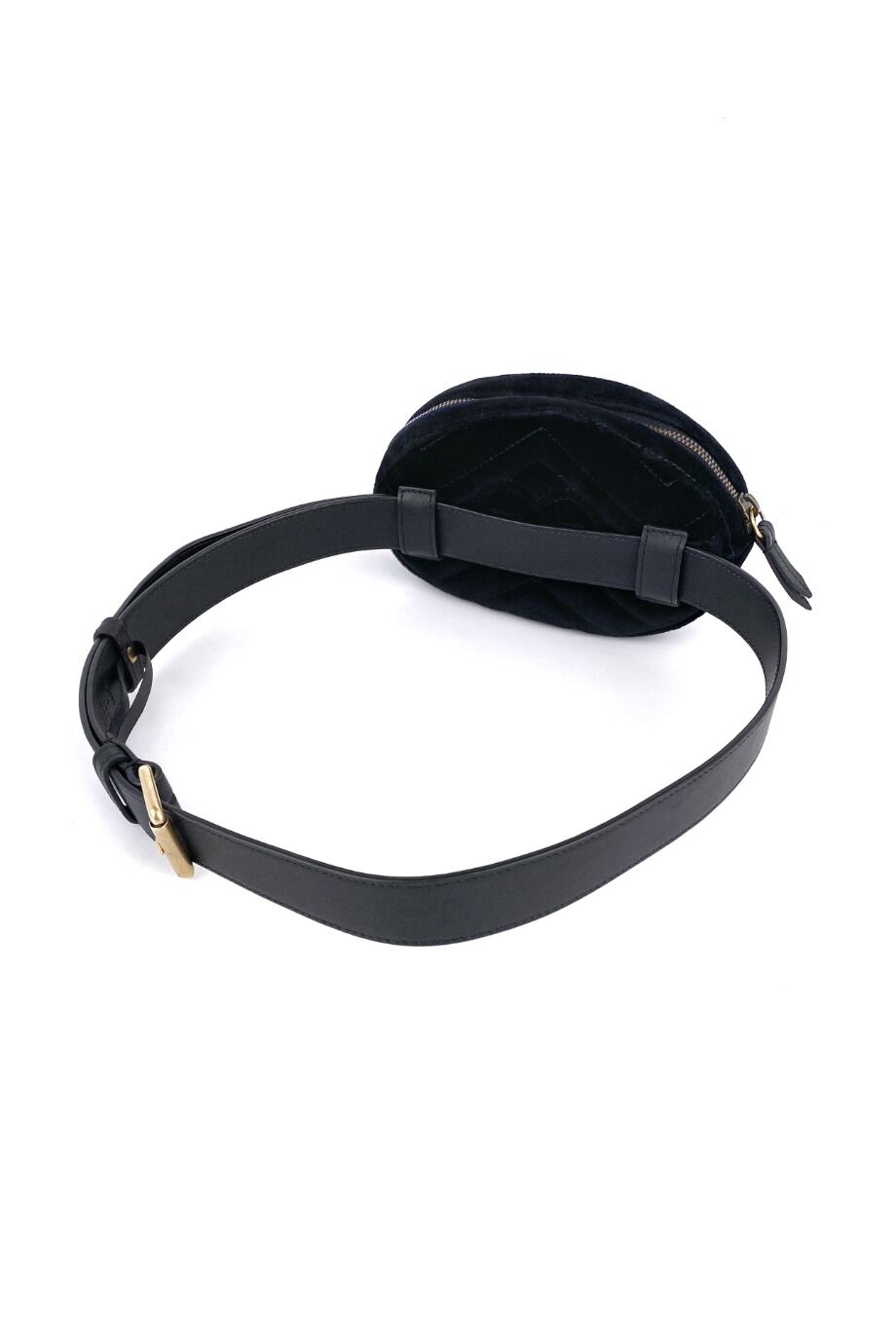 image 4 Поясная сумка GG Marmont из велюра с декором из кристаллов