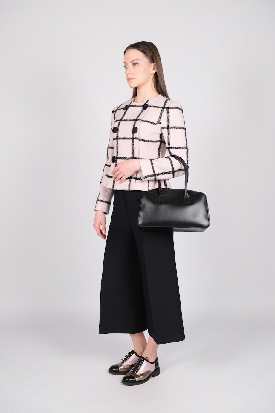 image 2 Кюлоты черного цвета