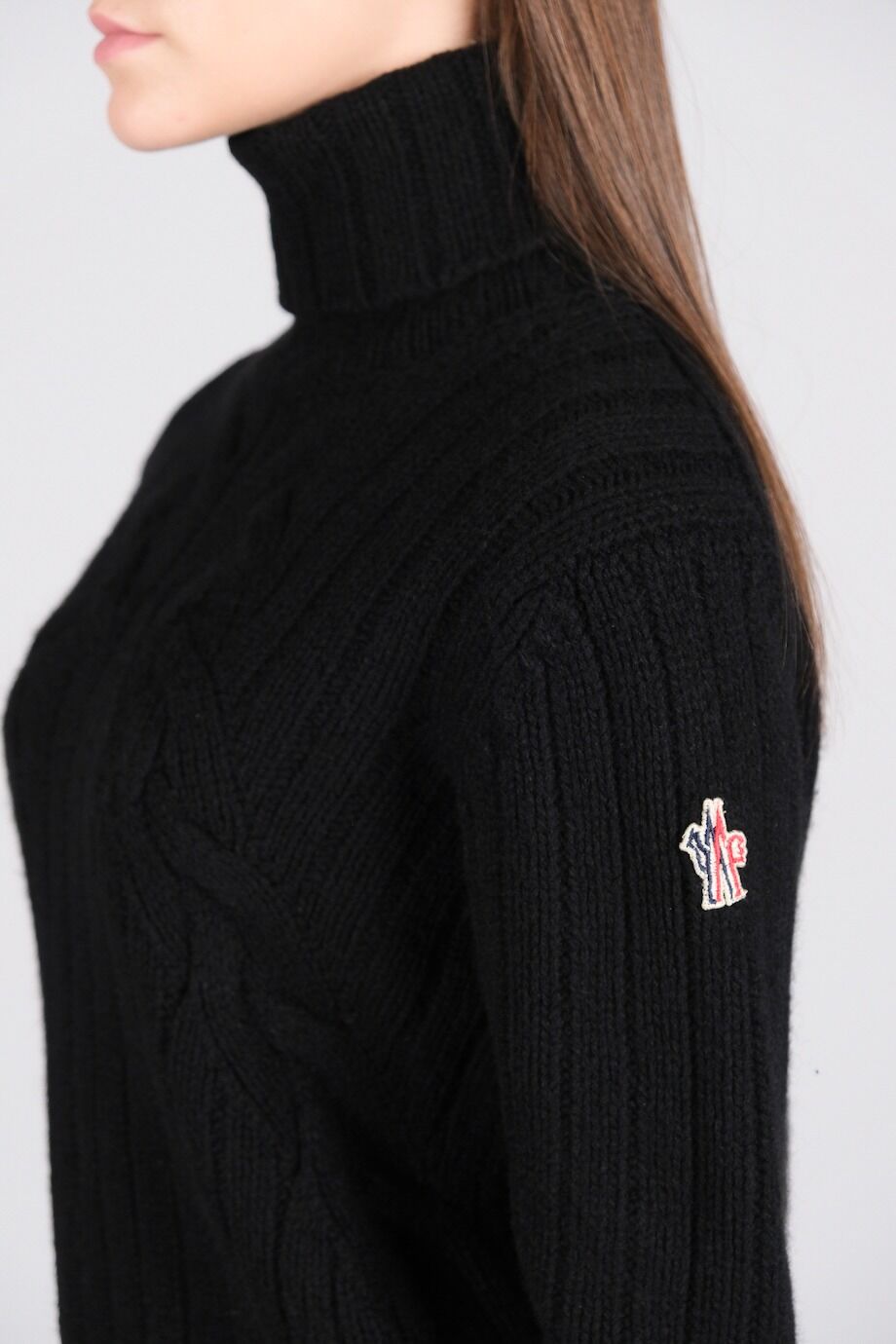 image 4 Свитер черного цвета крупной вязки