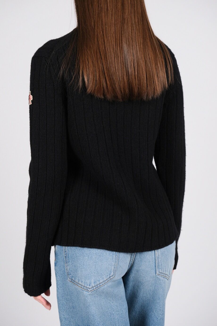 image 3 Свитер черного цвета крупной вязки