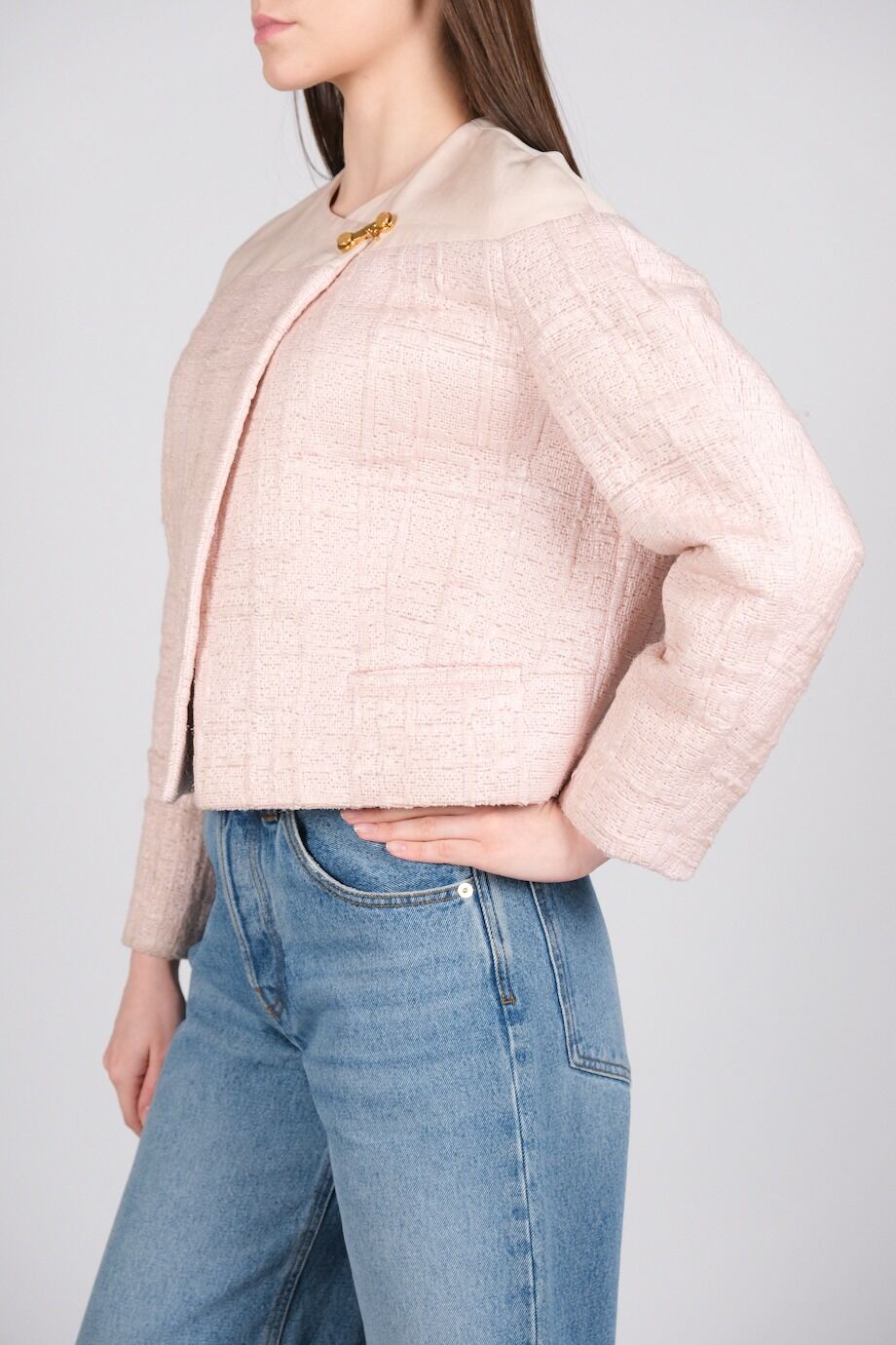 image 2 Жакет пудрового цвета на кнопках