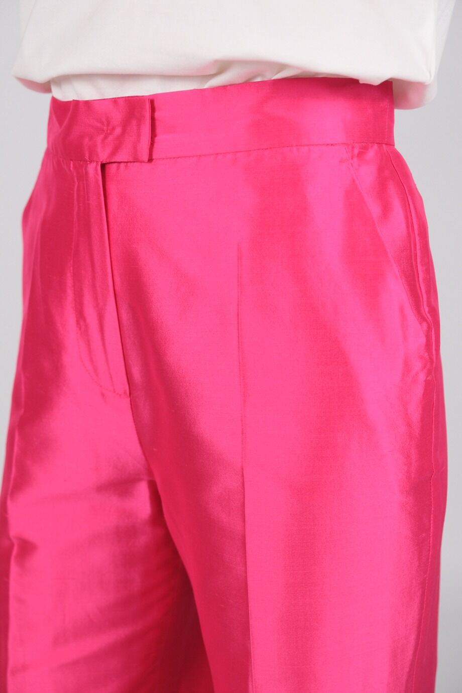 image 7 Шёлковые брюки цвета фуксии