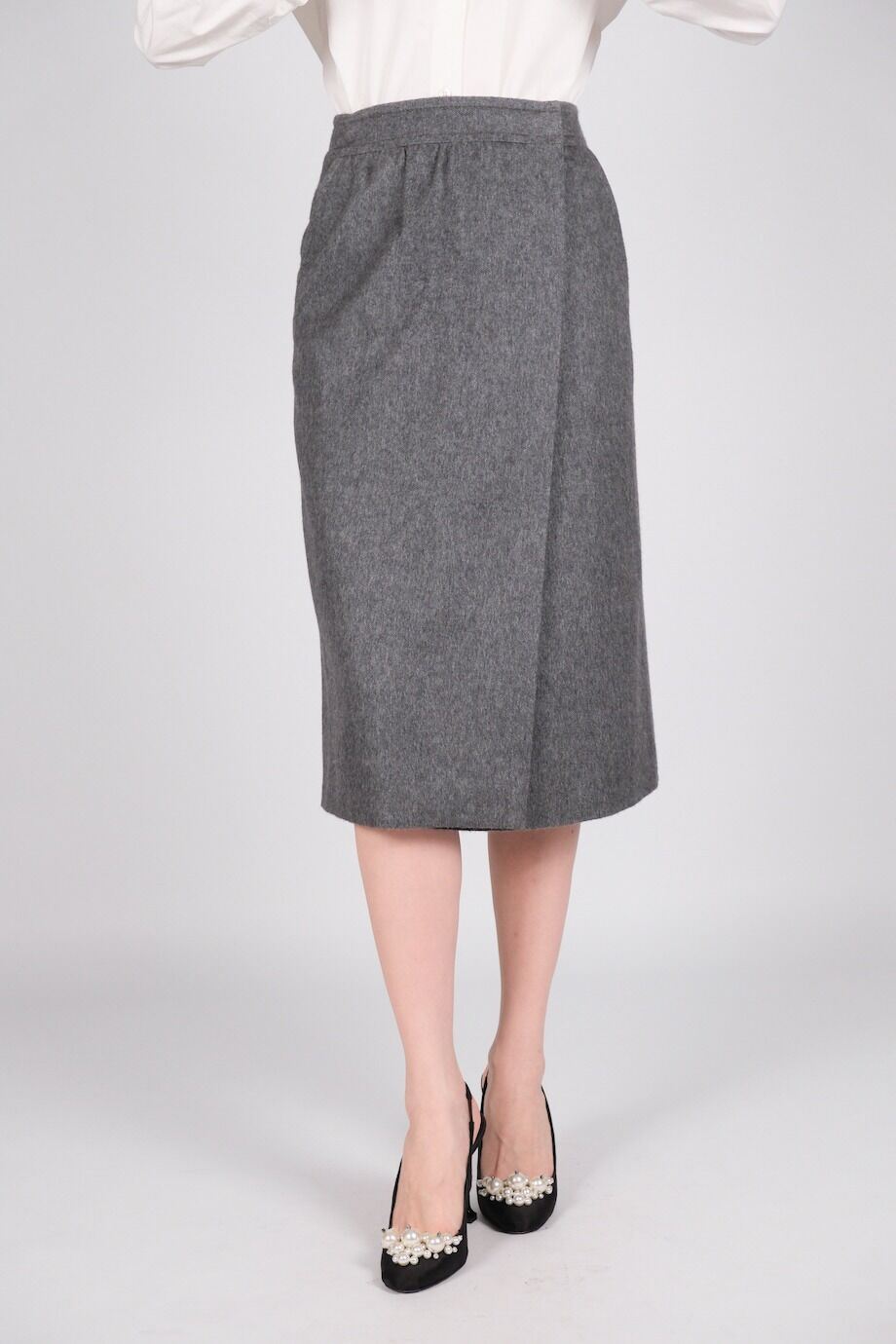 image 2 Юбка серого цвета