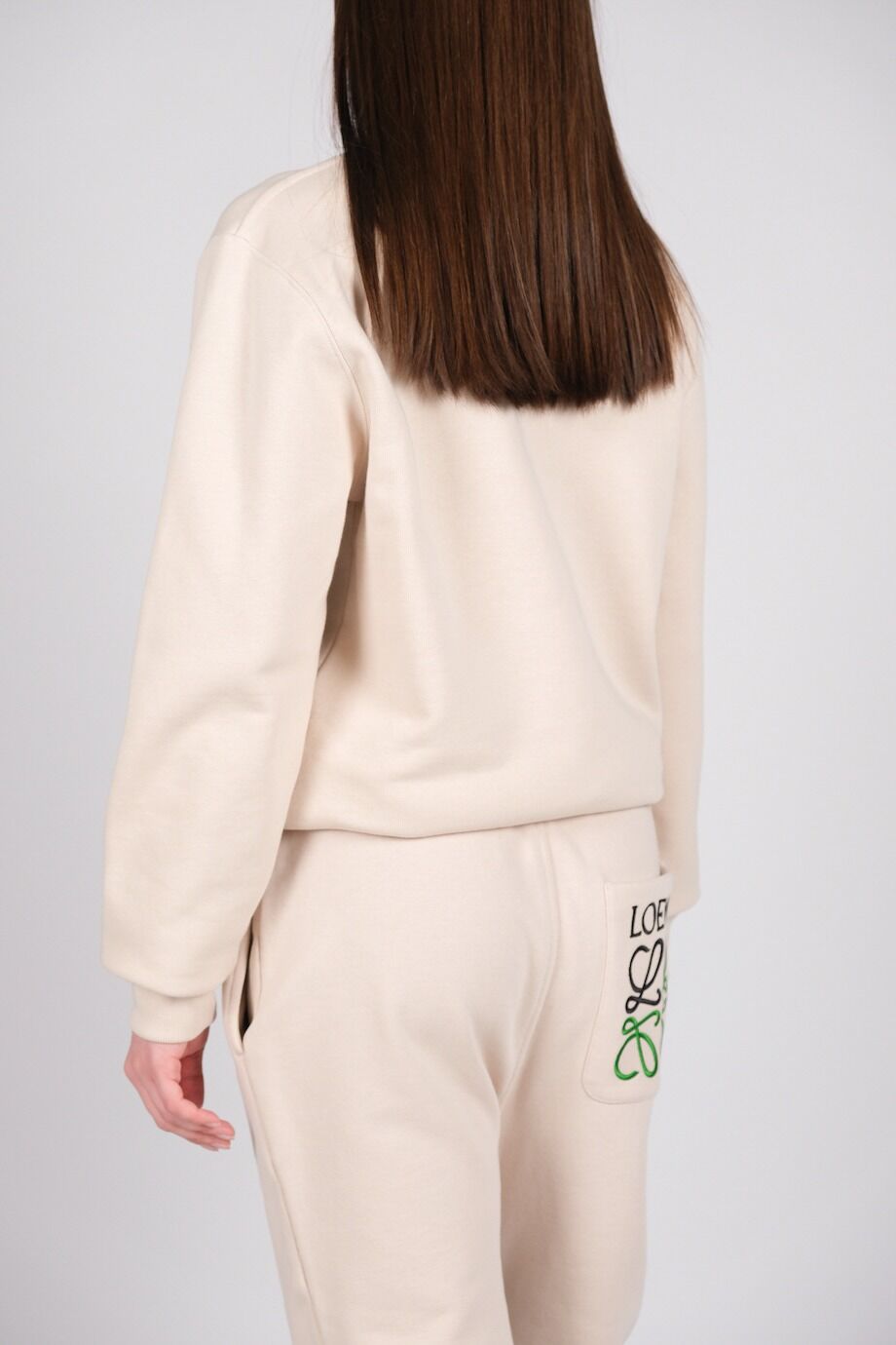 image 6 Спортивный костюм бежевого цвета с вышивкой