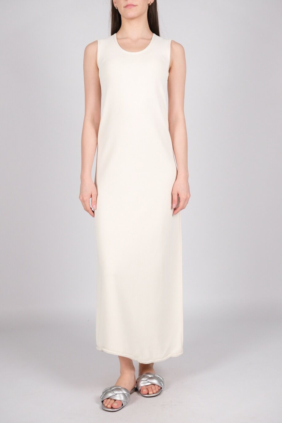 image 1 Платье молочного цвета из эластичной ткани