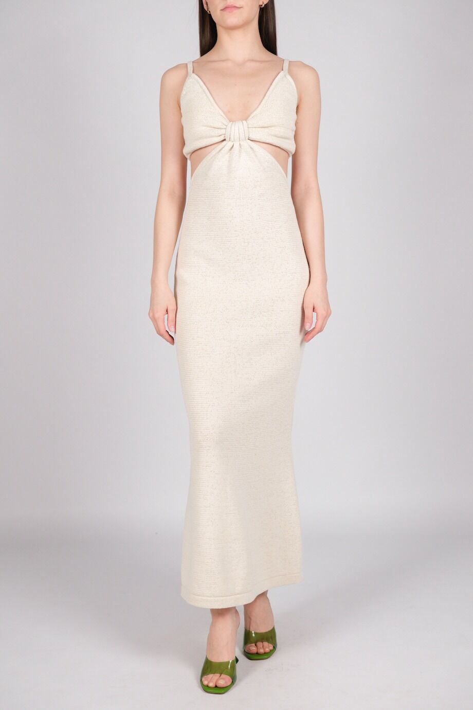 image 1 Платье молочного цвета с узлом